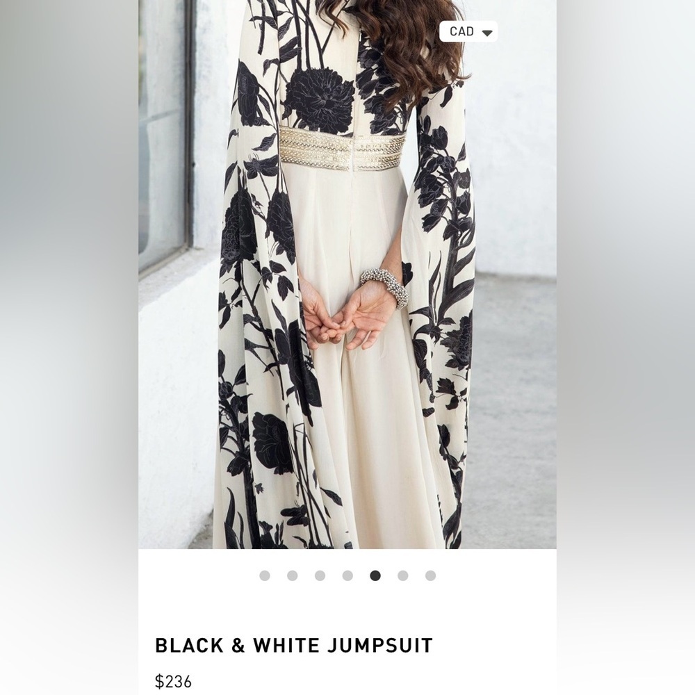 New Basanti Beautiful Jumpsuit Sz Large - Picture 3 of 5